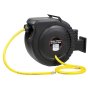 Air Hose Reel 9.5mm Dia x 15m Pivot Wall Mounting Bracket - 1/4" BSP Inlet