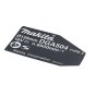 Name Plate for Makita DGA504 Angle Grinder - OEM No. 850J42-2