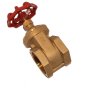 Wheel Gate Valve 1/2" Brass BSPT Female with Cast Wheel Handle
