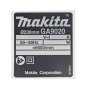 Name Plate for Makita GA9020 Angle Grinder - 861762-3