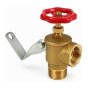 Brass Angle Gate Valve/Tap - 1" BSP (Male/Female)