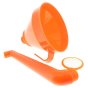 Plastic Funnel 7" Round Angled with Filter Gauze for Pouring Liquids