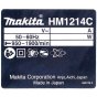 Name Plate for Makita HMJ1214C Hammer Drill - 866749-0