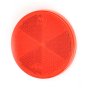 WAS Round Red Reflector, Self Adhesive, 61mm Diameter (MP1631SSB)