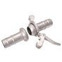 Hose Fitting Kit 4" Leverlock Set with O Ring and Closure Ring