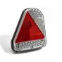 LED Left-Hand Triangular Combination Lamp, 12V, Radex 6700/2 (MP8642BL)