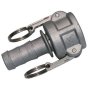 Camlock Coupling Type C 1.1/2" Hose Tail Aluminium