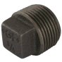 Square Headed Plug 1" BSP - Malleable Iron