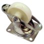4" Braked Nylon Swivel Castor Wheel, Plate Size: 130 x 102mm