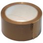 Parcel Tape Brown 48mm x 66m Roll for Sealing Packages and Packing Boxes