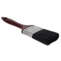 Paint Brush High Quality Maroon Lacquered Wooden Handled - Size: 2"