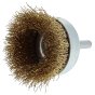 Crimp Cup Wire Brush - Diameter: 50mm, Shaft: 9mm