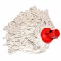 14" Cotton Type Mop Head with Plastic Fitting