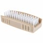 4" Double Sided Plastic Nail Brush for Hand Cleaning - Tough Bristles