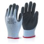 Multi-Purpose Gloves Knitted Base & Latex Rubber Coated Palms Black LGE