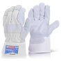 Canadian Chrome Rigger Glove Leather Palm Cotton Dill Back Lined Grey 10