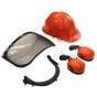 Forestry Kit c/w Safety Helmet - Clip on Ear Defenders - Mesh Face Shield