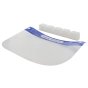 Protective face shield with foam padding