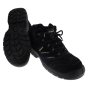 Size 4 Black Click Trainer Safety Boot - Leather Upper, Steel Toe Cap, Oil and Slip Resistant Sole