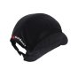 Reduced Peak First Base 3 Cap Black with Side Mesh Ventilation EN812 Conformant