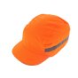 Hi-Vis Orange EN812:A1 Winter Bump Cap - Flexible ABS Shell, 360° Reflective