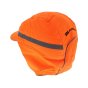 Hi-Vis Orange EN812:A1 Winter Bump Cap - Flexible ABS Shell, 360° Reflective