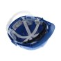 General Purpose HDPE Safety Helmet Blue - Slip Headband & Terylene Cradle EN 397 Approved