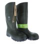 Bekina Steplite xSolid Grip Full Safety S5 Wellington Boots (Green) - Size: 11