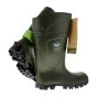 Bekina Steplite xSolid Grip Full Safety S5 Wellington Boots (Green) - Size: 11