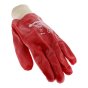 Red PVC Coated Gloves