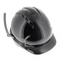 Vented Safety Helmet HC635 Terylene Headgear c/w Ratchet Adjustment Black