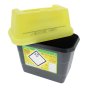 Sharps Bin Large Aperture c/w internal Safety Flap Capacity 2ltr Yellow SML