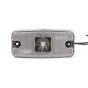 LED Front Marker Lamp, Clear Lens, 10-30V, Horizontal Mount (MP8576B)