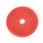 Round Red Reflector, 61mm, E Approved, Bulk Pack Of 50 (MP1631B)