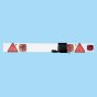 Trailer Light Board 1.37m With 6m Cable, Fog Lamp, 8-Pin Plug (MP263P)