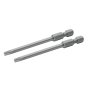 T7 x 75mm 1/4" Hex Draper TX-STAR Insert Bits - Pack of 2