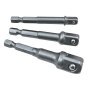 Hex to Square Drive Adaptor Set of 3 - Laser