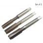 Taper/2nd/Plug Cuts, M8 x 1.00 Fine Metric Tap, Set of 3