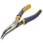 200mm Bent Snipe Nose Pliers VDE Certified for Electrical Work upto 1000V - IRWIN Vise-Grip