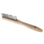 2 Row Wire Brushes - Tempered 28 Wire Gauge