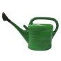 Watering Can 10 Litres Green Polythene with Rose for Garden Irrigation