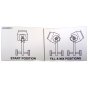Operating Decal Fits Belle Maxi 140 Mixer - 902/10900