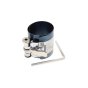 75mm Diameter Piston Ring Compressor - 2 Band, Sprung Steel, Ratchet Tension