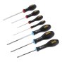 7 Piece Stanley FatMax Screwdriver Set - Parallel, Flared, Pozidriv
