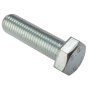 M6 x 40mm Zinc Plated 8.8 HT DIN 933 Setscrews 200 Pack