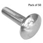 Metric Coach Bolts, Size: M12 x 50 - Pack of 50