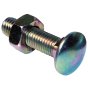 Metric Coach Bolts, Zinc Plated, M12 x 150, Pack of 25
