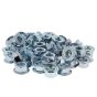 Metric Serrated Flange Nuts, Zinc Plated, Size: M10 - Pack of 50