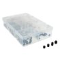 Assorted Box of Black Grub Screws - M4 - M10 - 250 Pieces