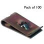 U Nuts, Zinc Plated, Size No. 8, Pack of 100
